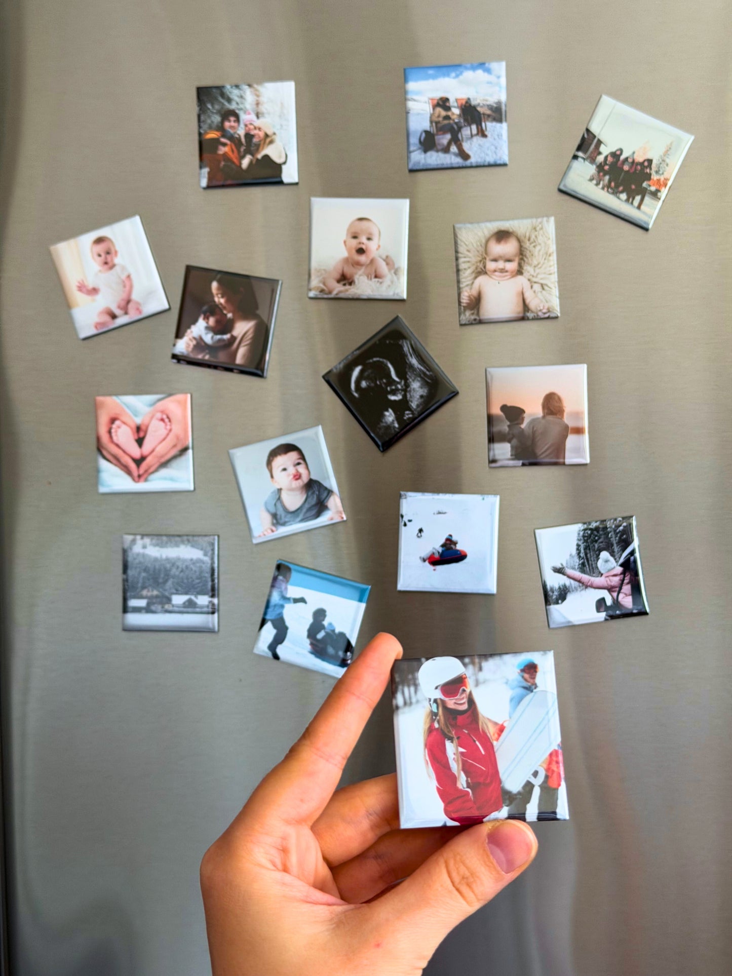 Button Custom Photo Magnets