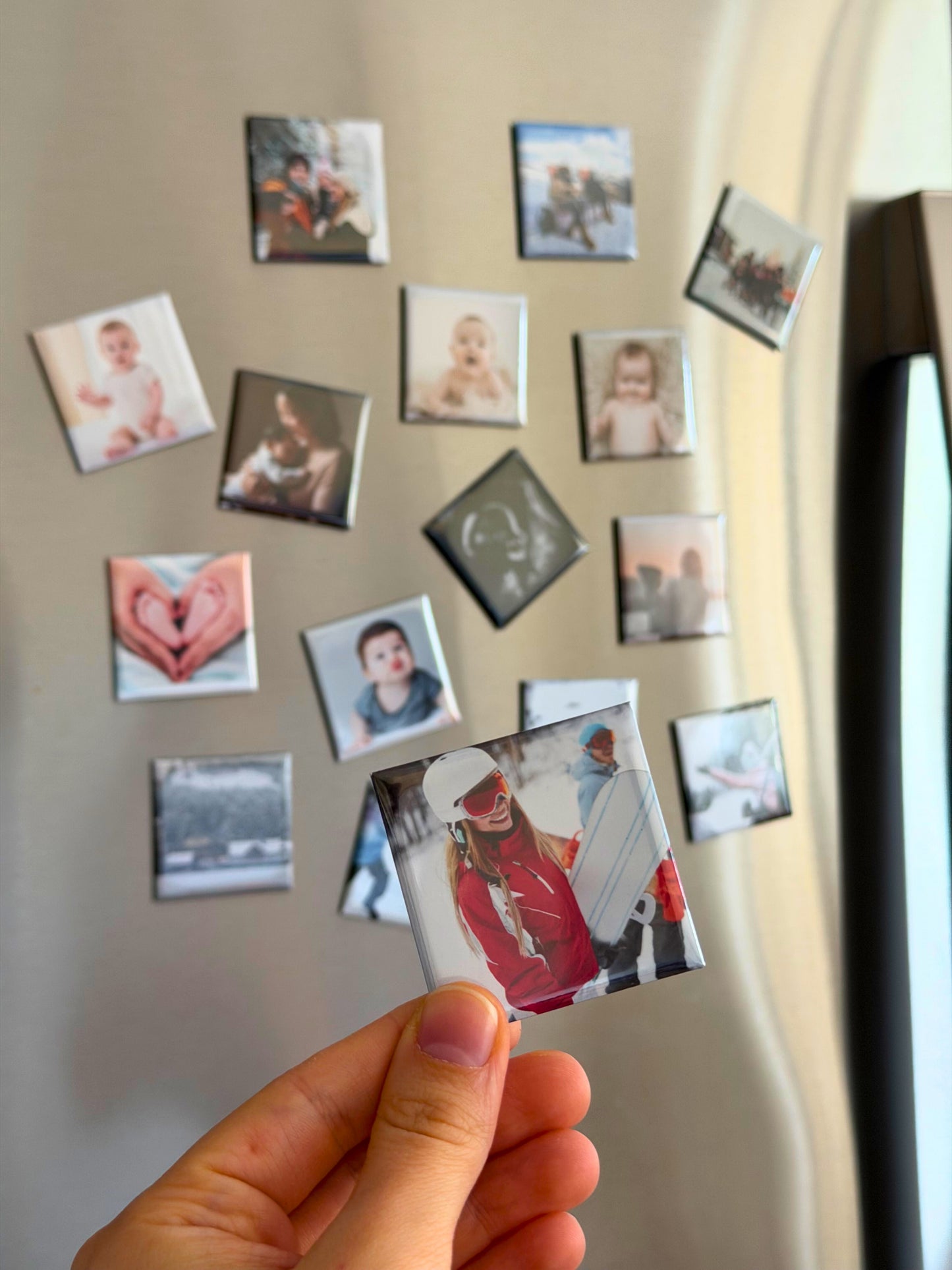 Button Custom Photo Magnets