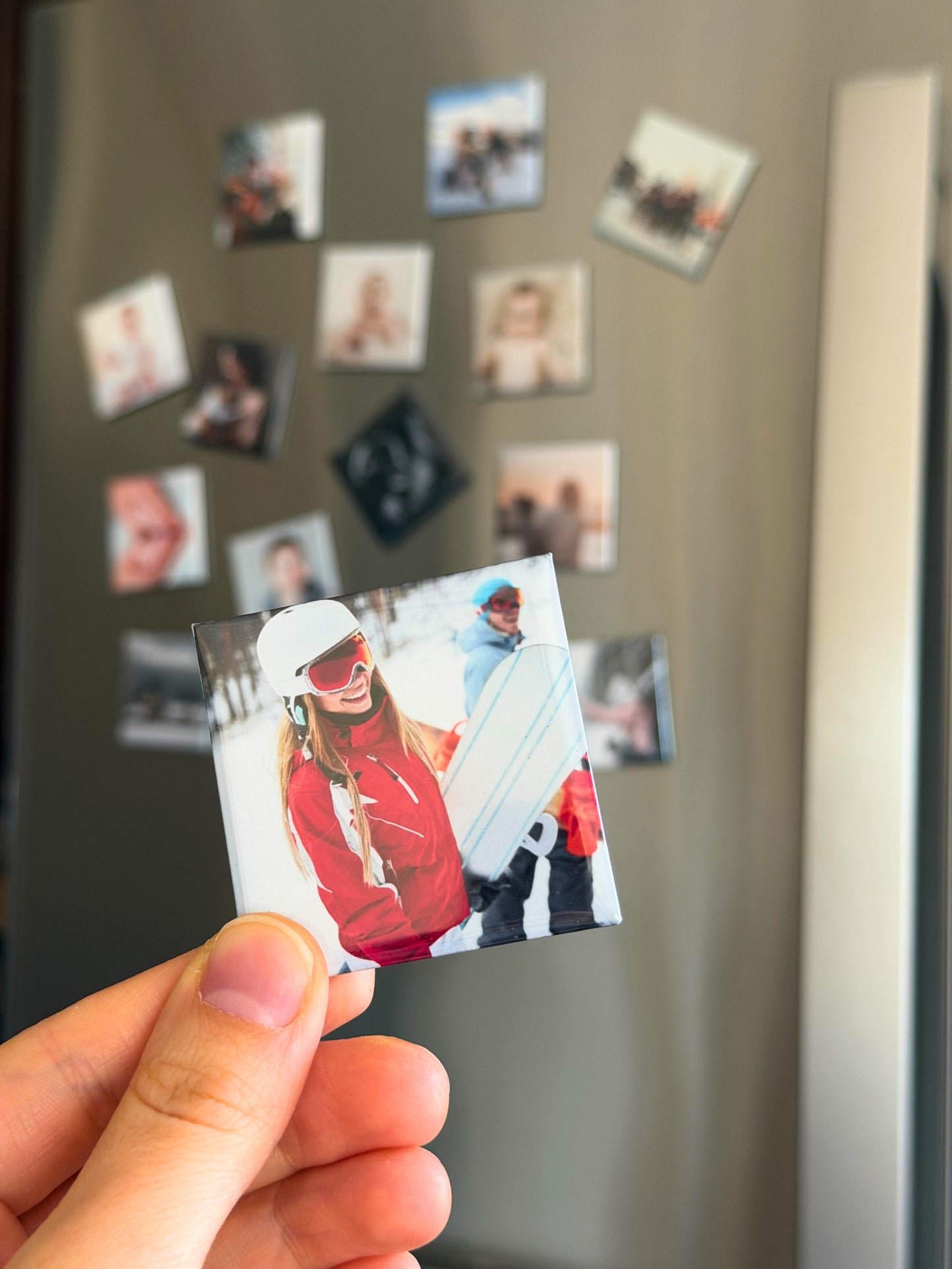 Button Custom Photo Magnets